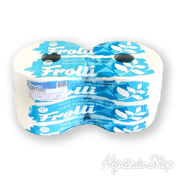 WC Papír Frolli Super Soft Maxi Jumbo - 2 rétegű - 6 tekercs