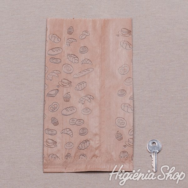 BontaBag 1 kg-os barna sütőipari papírzacskó péksüti mintával - 2000 db