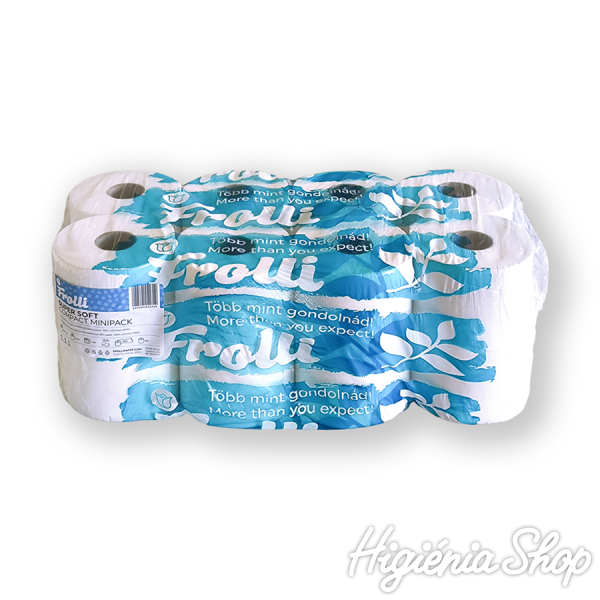 WC Papír Frolli Super Soft Compact Minipack - 3 rétegű - 16 tekercs